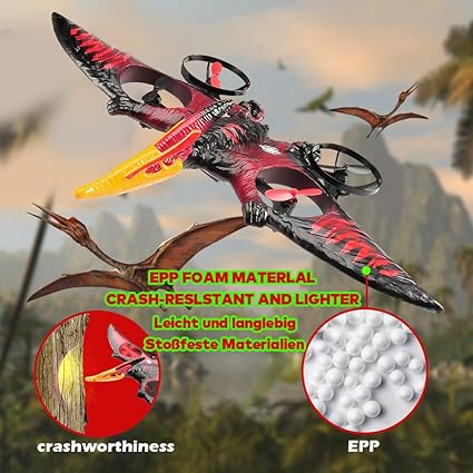 Pterosaur Warplane - Flying Dino Drone