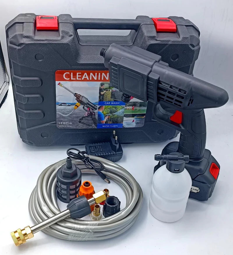 21V Cordless Pressure Washer, 50 Bar, Dual Battery