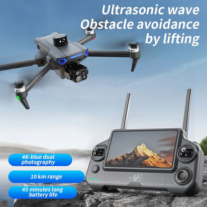 طائرة بدون طيار Air 3 Dual 4K مع خاصية التحكم الذكي عن بعد والطيران لمدة 92 دقيقة | طائرة Air 3 بكاميرتين 4K ريموت ذكي و92 دقيقة طيران