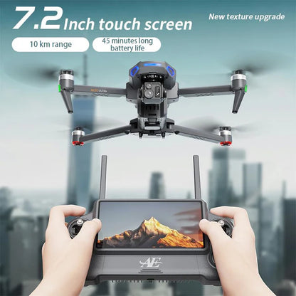 طائرة بدون طيار Air 3 Dual 4K مع خاصية التحكم الذكي عن بعد والطيران لمدة 92 دقيقة | طائرة Air 3 بكاميرتين 4K ريموت ذكي و92 دقيقة طيران